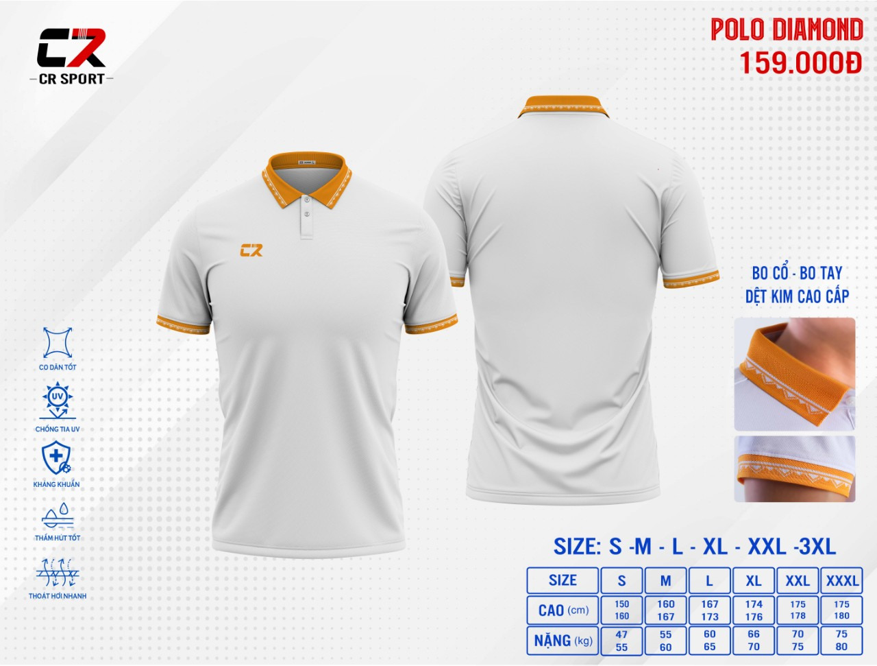 Áo Polo Cr Diamond