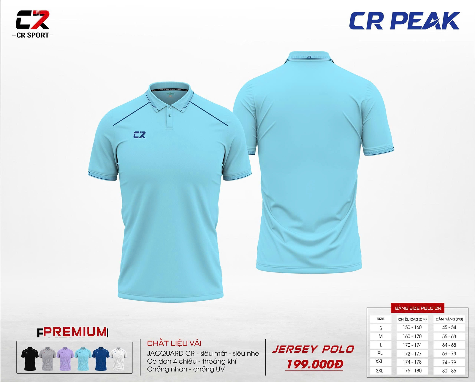 Áo Polo Cr Peak