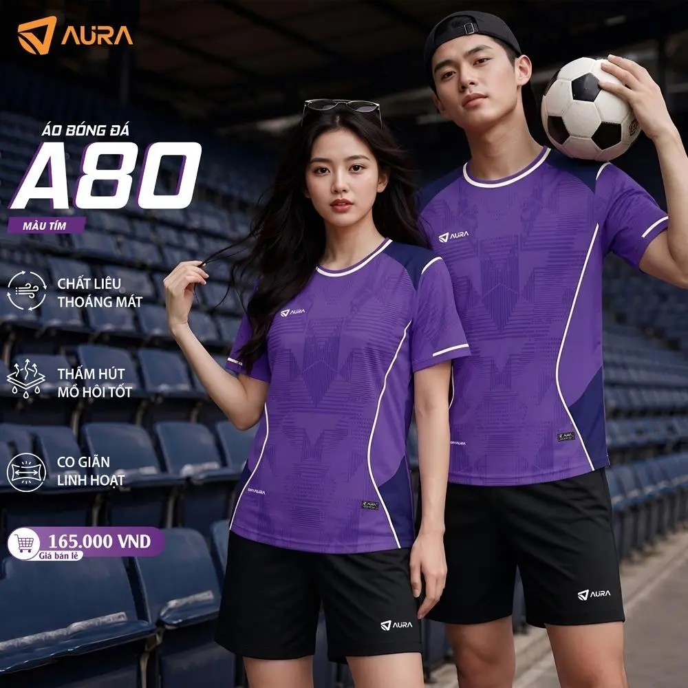 Quần Áo Bóng Đá AURA - A80 Người Lớn